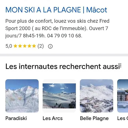 Apartmán Mon A - Plagne Bellecote 3000