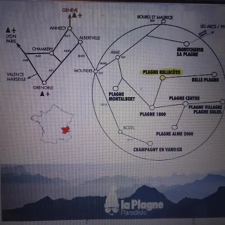 아파트 Mon A - Plagne Bellecote 3000 *